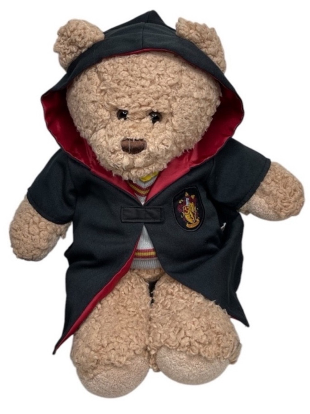 Warner Bros. Plush Teddy in Black Hooded Gryffindor Robe Harry Potter - Picture 3 of 10
